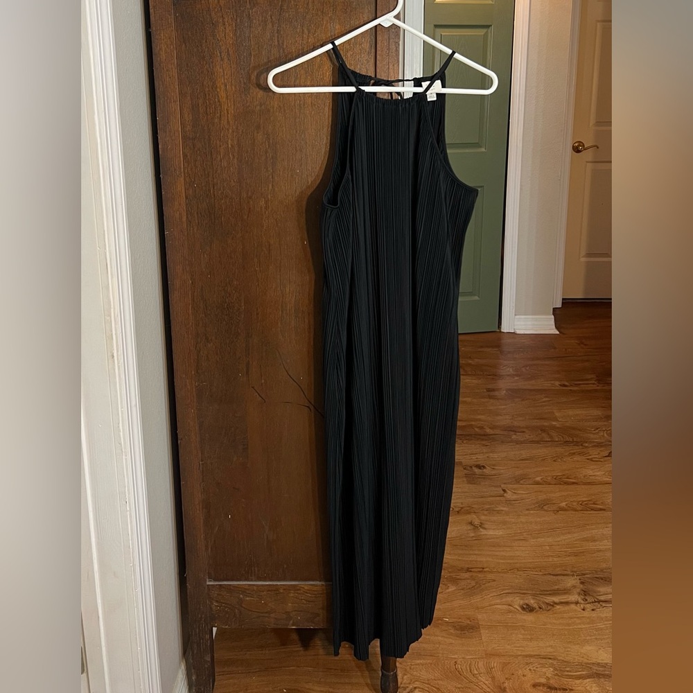 A New Day Black Lightweight Midi Dress